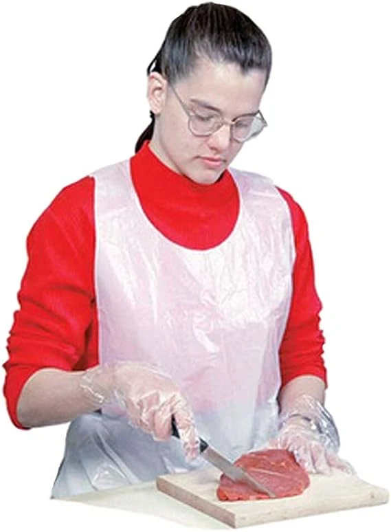 Disposable Aprons, Plastic Waterproof Apron for Adults Kids Painting Party, Cooking, Housework, Picnic