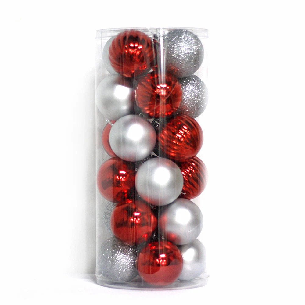 Novo design salable shatterproof plástico Natal Ball ornament