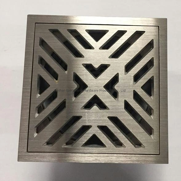 Everstrong Stainless Steel Square Bathroom Casting Shower Floor Drain