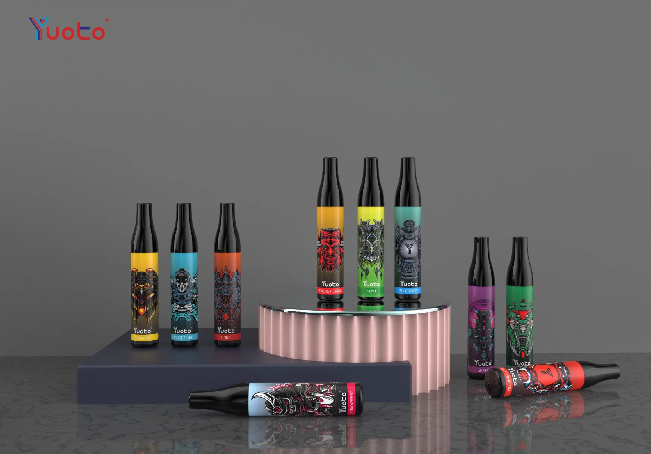 Yuoto New Design Bottle 600puffs Electronic Cigarette with Tpd Certificates Factory Price