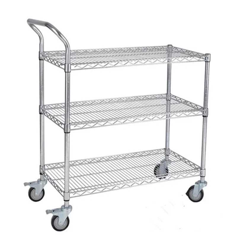 La Chine Vente chaude Wlt C12 Heavy Duty Chrome Rack d'affichage sur le fil d'étagères de stockage