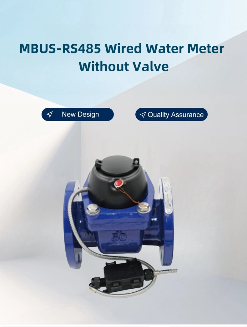 Mbus-RS485 Wired Water Meter Without Valve