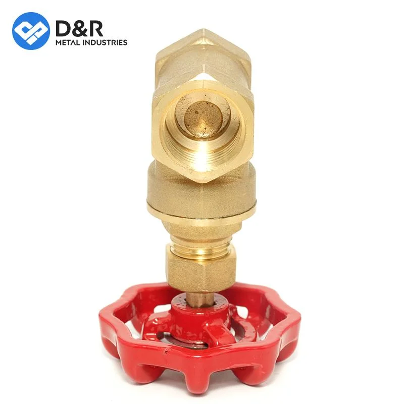 D&R Newest Arrivals 3/4&Prime; Brass Gate Valve Standard Water Brass Body Safety Manual Medium Temperature General OEM