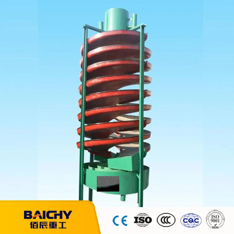 Минеральный спиральный желоб для отделения горного песка и восстановления песка