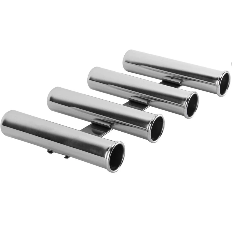 Customized Marine Hardware Stainless Steel Fourtube Side by Side Rod Holder for Boat