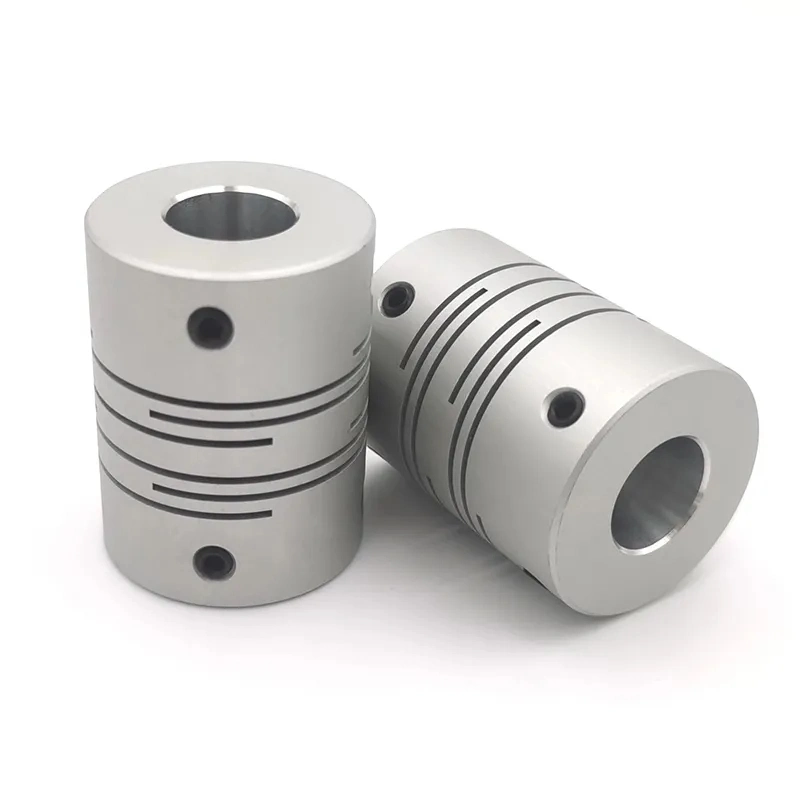 Aluminum Alloy Elastic Winding Encoder Coupler Flexible Shaft Spline Clamp Beam Couplings