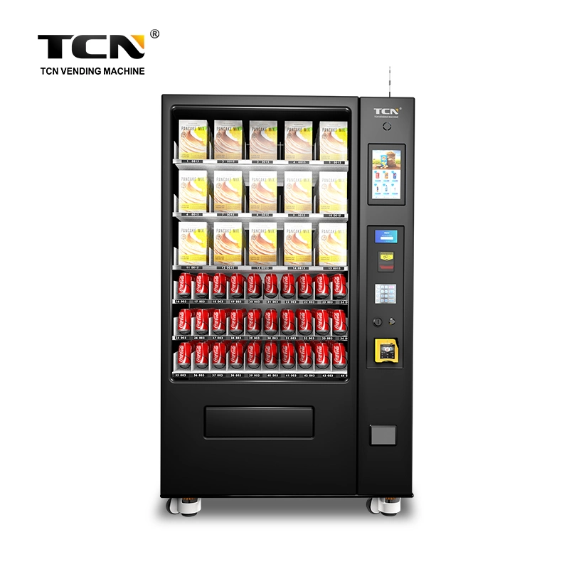 New! ! Tcn 24 Hours Self Service Combo Snack Drink Touch Screen Vending Machine