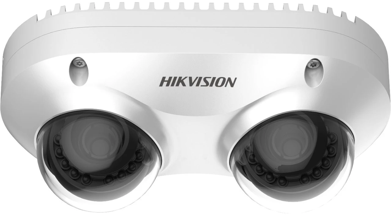 Hikvision IP CCTV Sicherheit Panorama Dual-Directional Objektiv Panovu 5MP Kamera In Mikrofon bauen