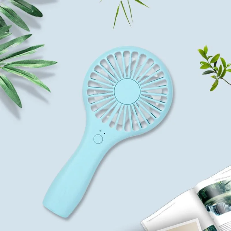 Colorful Lollipop Modeling Mini Handheld Fan Portable Rechargeable USB Fan