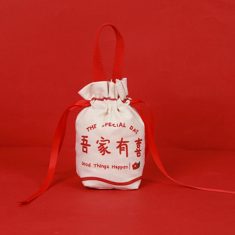 Hot Sale Drawstring Bag Gift Packaging Bag for Wedding