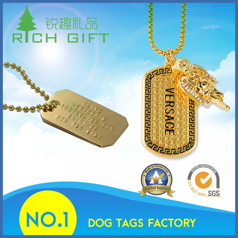 Metal Bone Stamp Silver Stainless Screen Printing Steel Dog Tag Custom Design for Pets