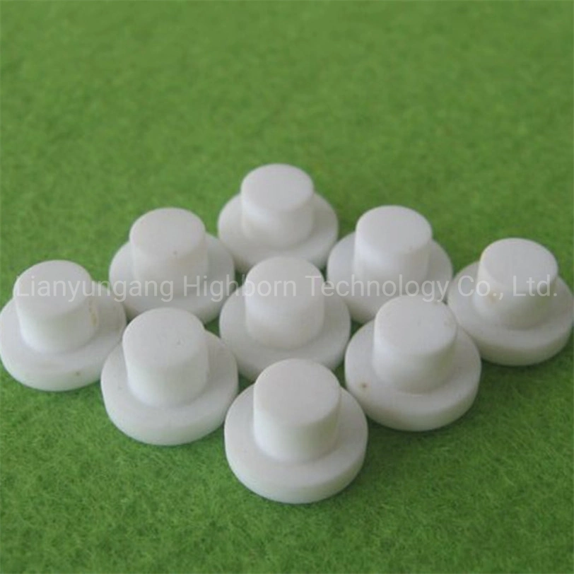 Customized White Color Macor Micalex Microcrystalline Machinable Glass Ceramic Plug with Low Density