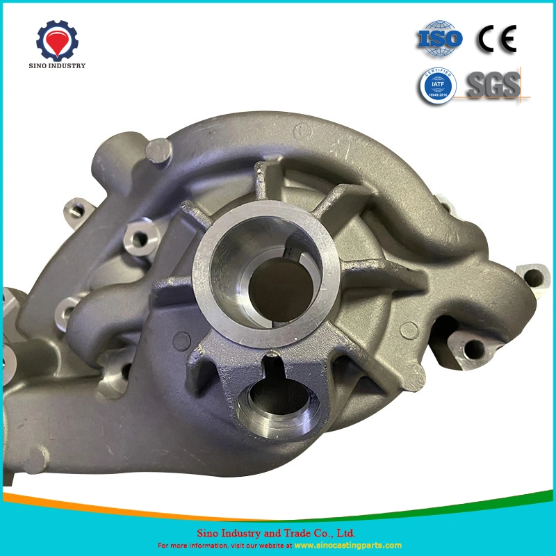 Sandguss-Teil 5 Achse CNC-Bearbeitungsteil PräzisionsAuto Ersatzteil Maschinerie Teil Neue Energie Fahrzeug Motor Gehäuse / Gehäuse / Shell / Karosserie Angepasst Motorteile