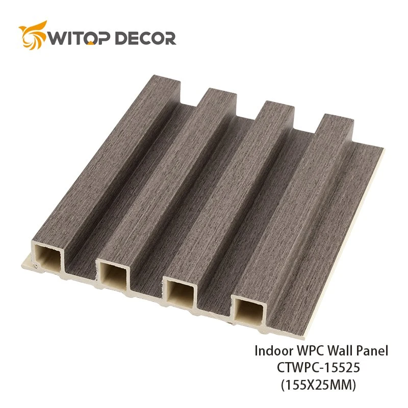 Witop Decor Hot Sale High Strength WPC Wood Composite Plastic Fluted Panel Wall Covering Roof Ceiling Panel