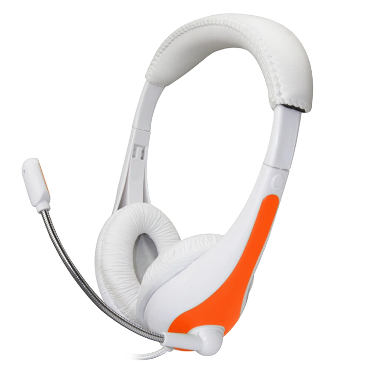 in-Line Control Noise Cancelling USB Chat Headset Headphone 3.5mm Computer Headset with Microphone