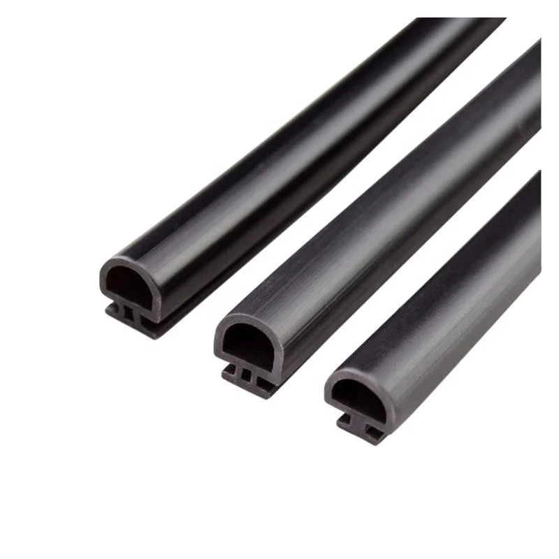 OEM Custom Shaped EPDM PVC Silicone Foam Solid Rubber Sealing Strips Rubber Extrusion Profile for Auto Window Door