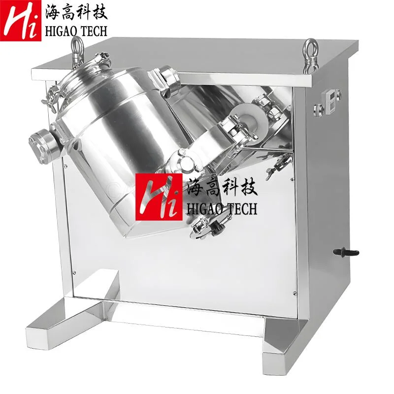 2-2000L Germfree 3D Three Dimensional Swing Movement Pellet Blending Mixer Equipment