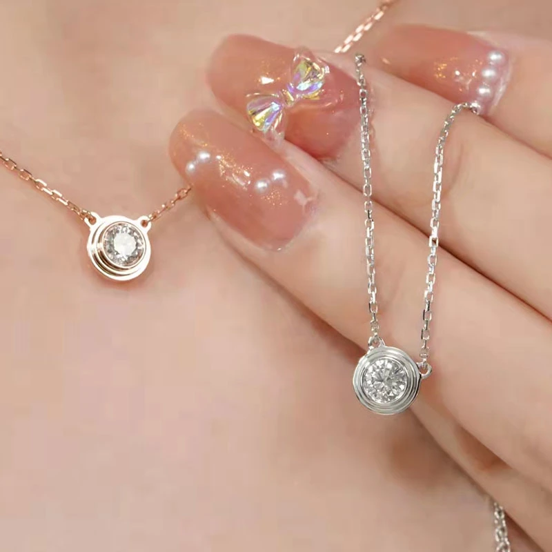14K Fashion Design Lab exquis Diamond Necklace Diamond Collier pendentif
