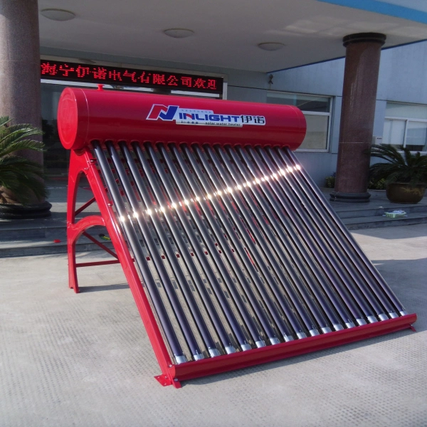 Color Steel Compact Solar Hot Water Heater Domestic Energy System