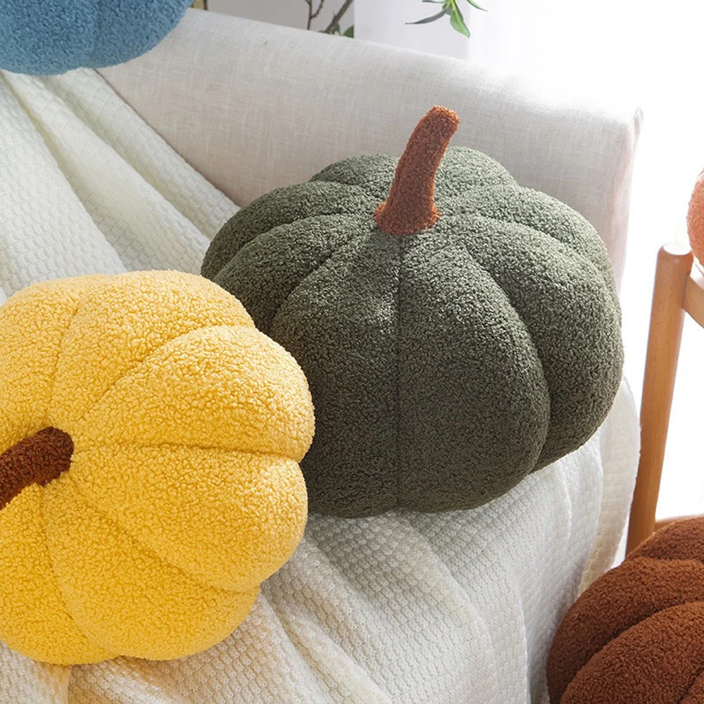 Creative Colorful Pumpkin Plush Pillow Christmas Pumpkin Pillow