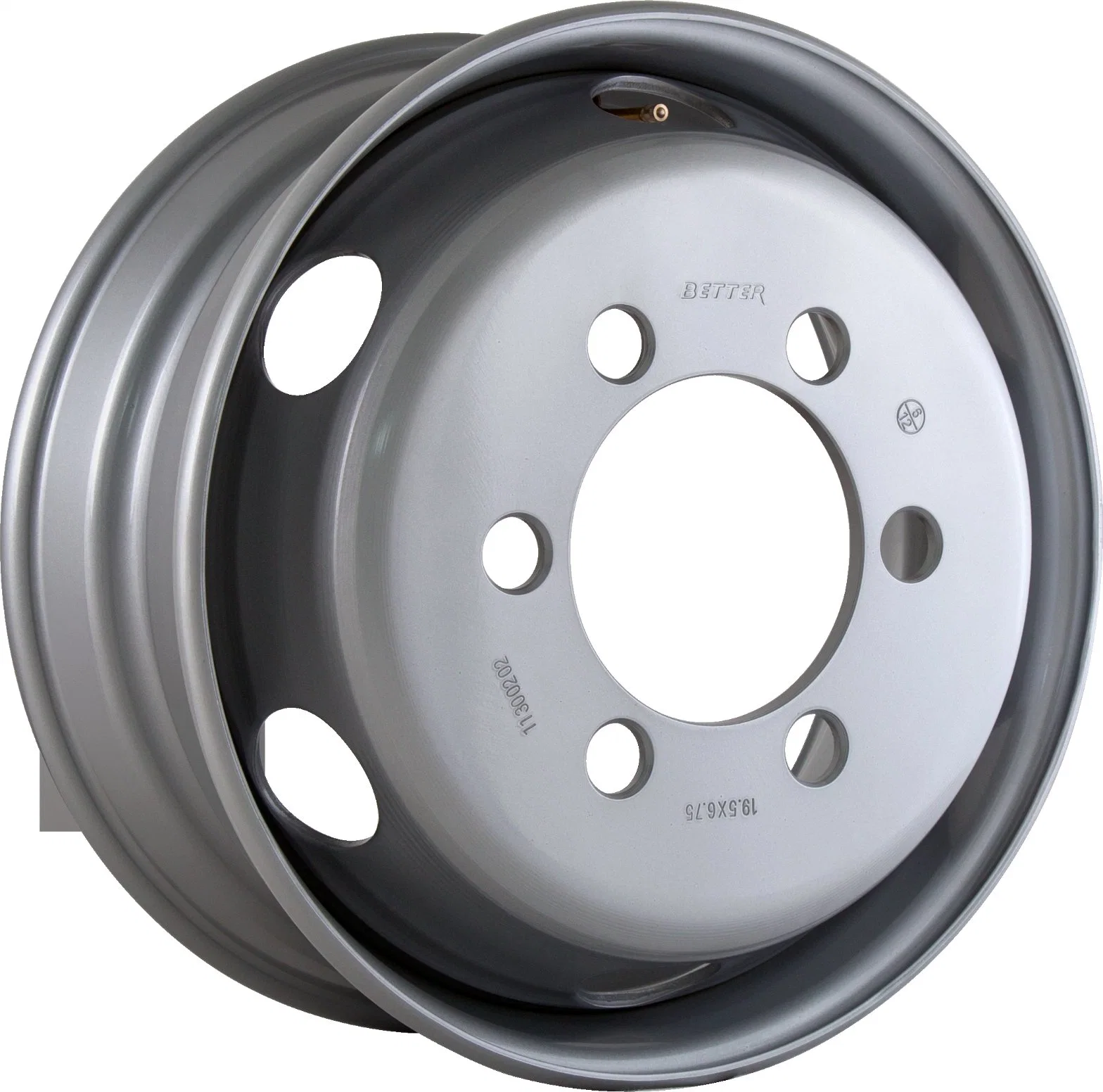 Jante en acier 17.5X6.00 17.5X6.75 in jantes en alliage pour 205/75r17.5 215/75r17.5 225/75r17.5 utilisation des pneus de camions