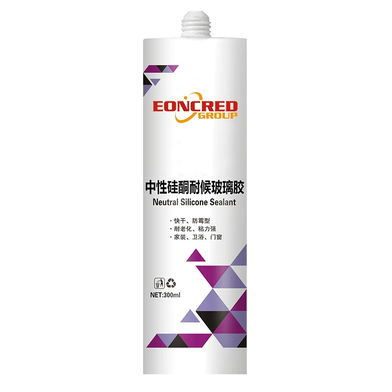 Sellador multiuso 300 ml de una rápida cura neutro 100% silicona sellante de silicona adhesivo sellador de silicona para la construcción