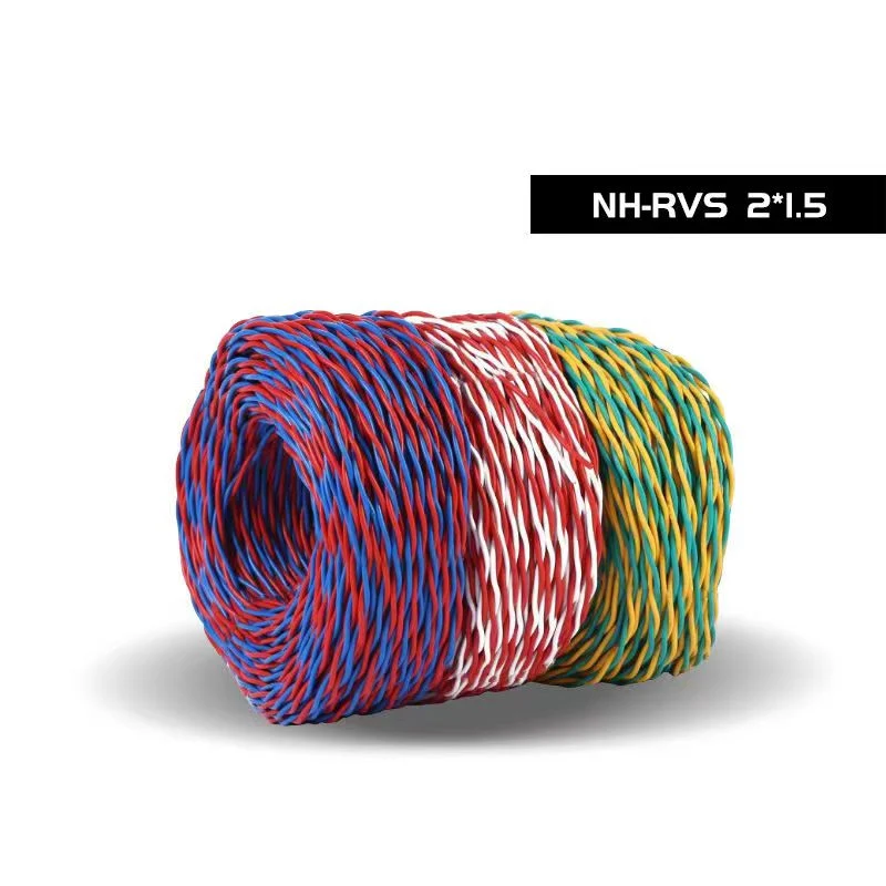 Flexible Wire Cable PVC Insulated Rvs Twisted Pair Flexible Electric Cable