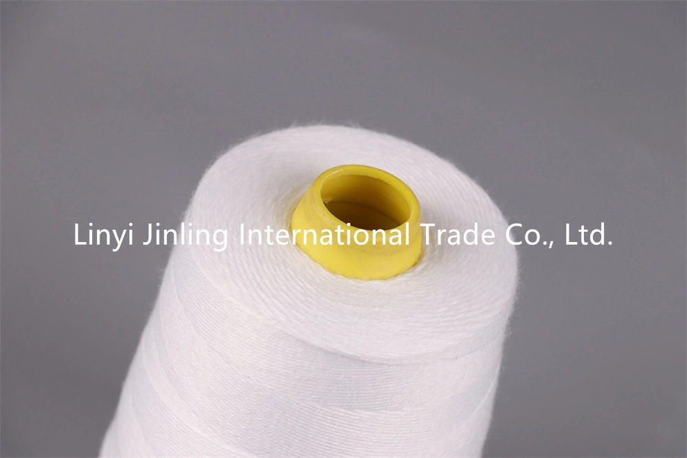 100 Polyester Yarn China Manufacturers Cationic Spun Polyester Yarn Blends Cotton 100% Polyester Spun Yarn