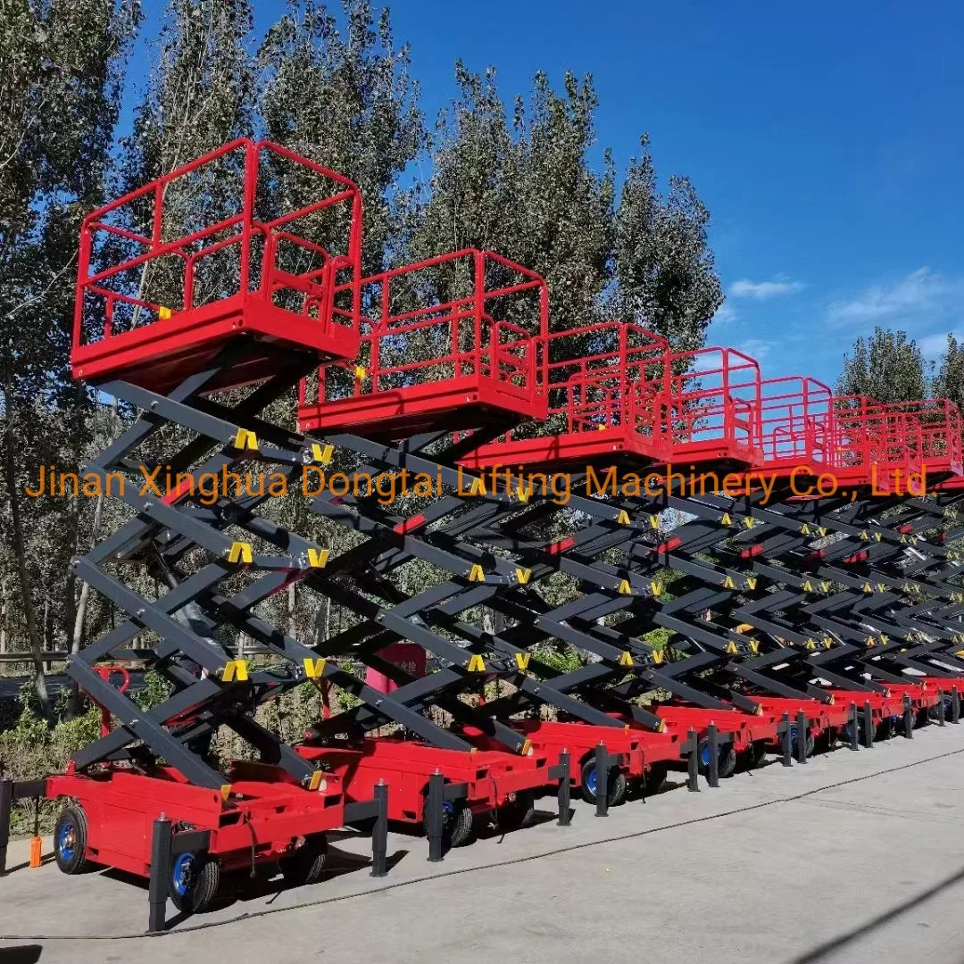 12m Mobile Hydraulic Scissor Lift Mobile Hydraulic Scissor Mobile Lift Platform