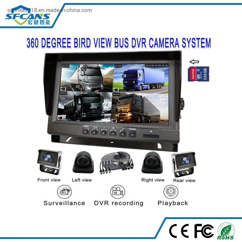 HD 7inch Rearview Backup Camera Car LCD Monitor for Buses Trucks Tractors