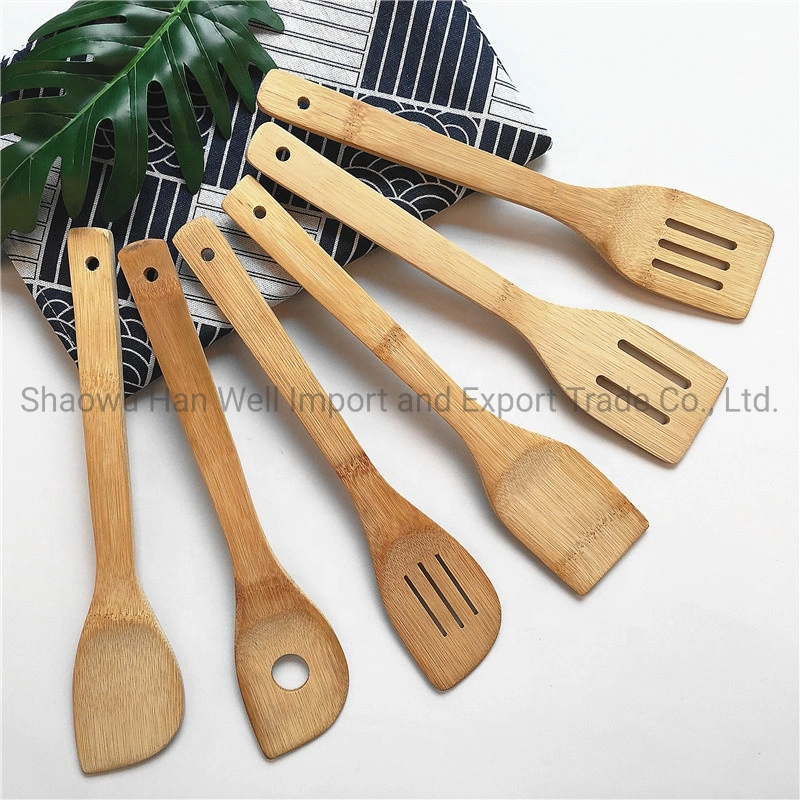 Kitchen Gadget Cookware Bamboo 6 Piece Utensil Set