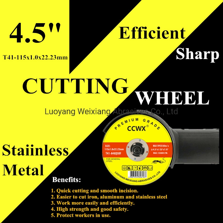 MPa Certificate High quality/High cost performance Resin Metal Cutting Disc