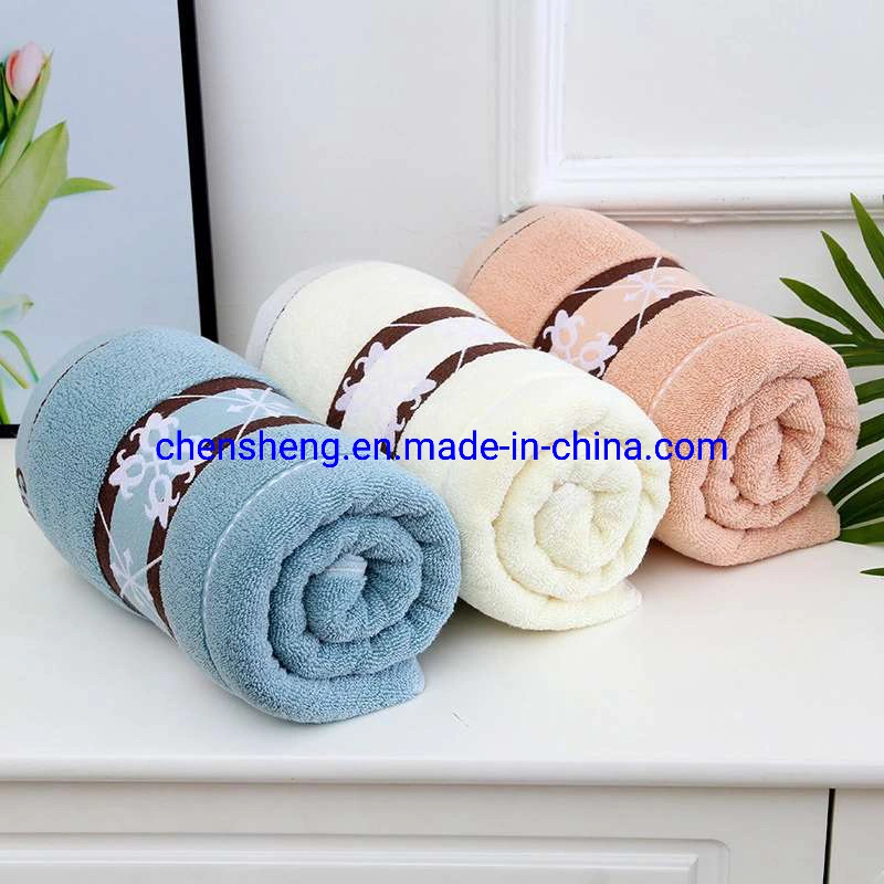 Wholesale 100% Cotton Towel for Soft Feel Bath Beach Family Travel Hotel Home Body Baby Use