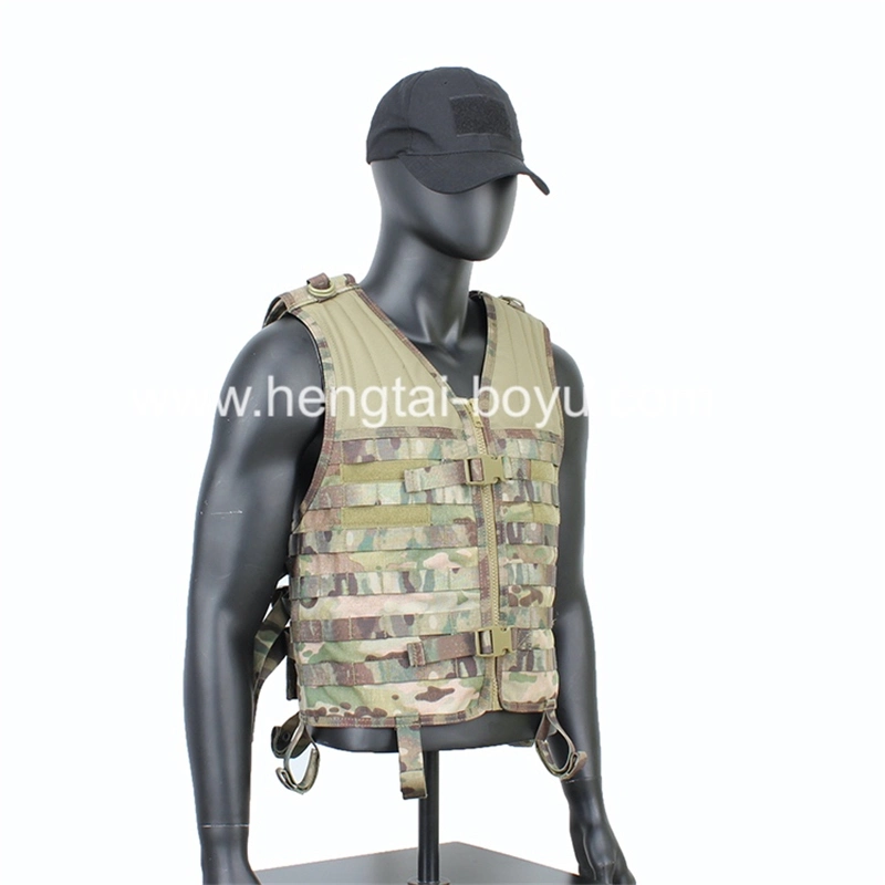 Military PE Aluminium Plate Full Body Bulletproof Armor Vest Level IV Sta Icw