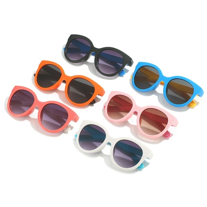 Unisex New Design Baby Kids PC Plastic Sunglasses Sun Glasses in Stock Children Fashion Sunglasses