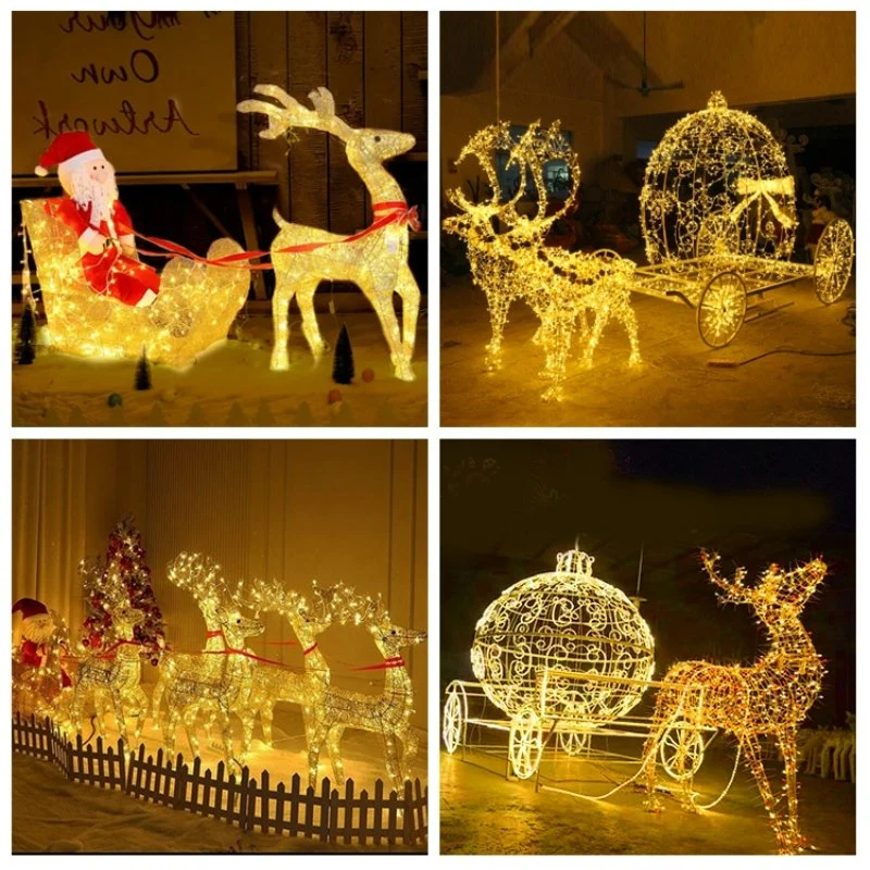 LED Fountain Motif Light Illuminated Street Display Lighting Fairy Dreamy Musical Light Christmas Holiday Decoration