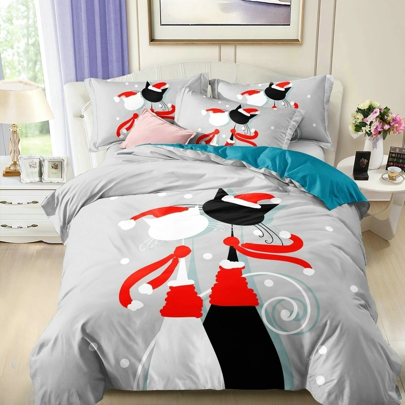 Ropa de cama divertida estilo niños con cama tamaño king/queen/twin 3D