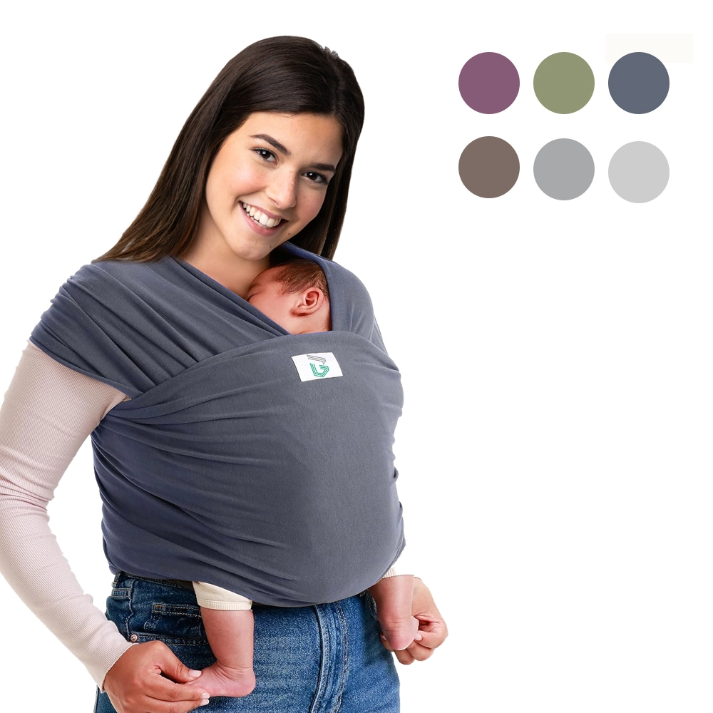 Breathable Fabrics Hands Free Baby Carriers Wrap Newborn to Toddler