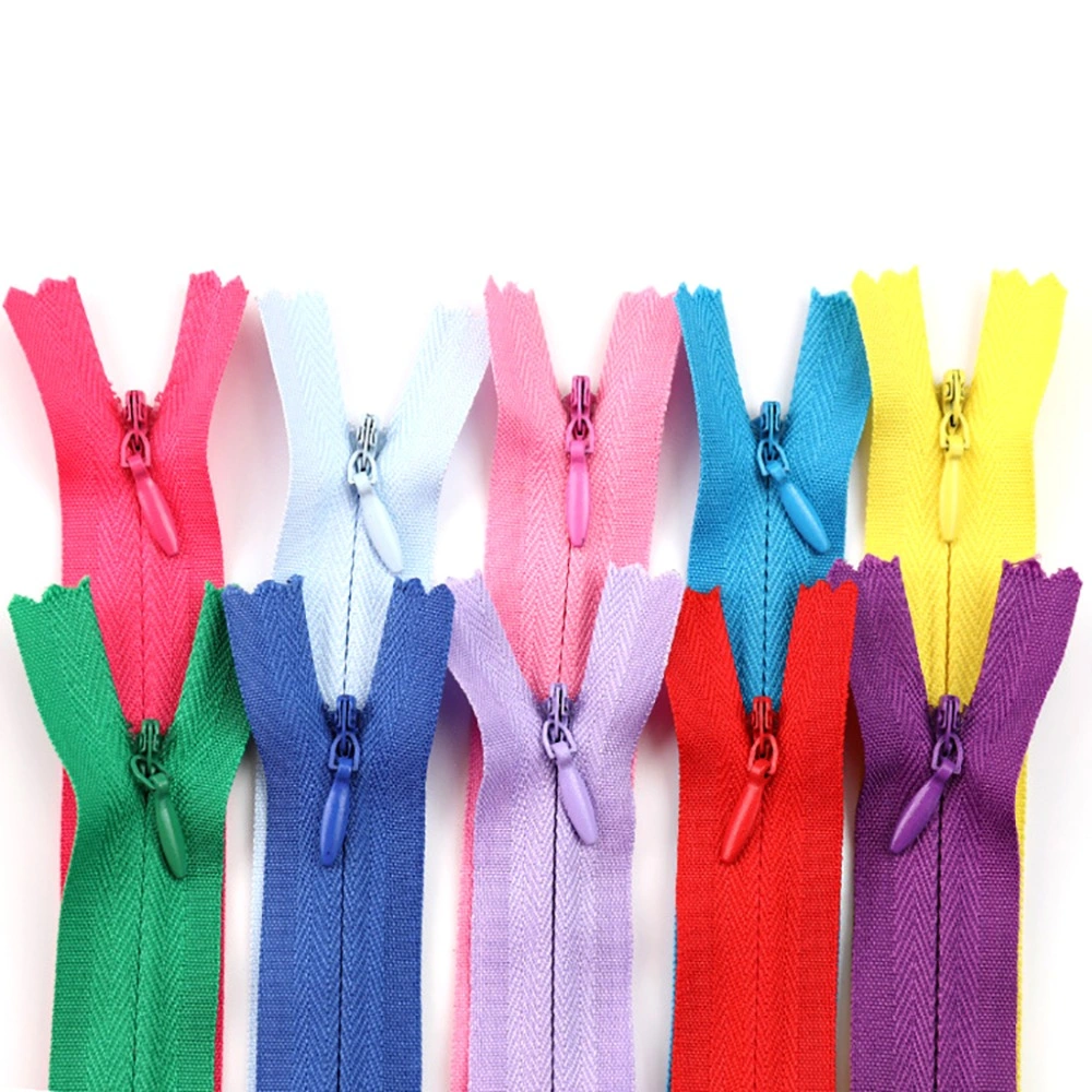 Navy Color 3# Nylon Coil Invisible Zipper Cloth Sewing Accessories Zippers