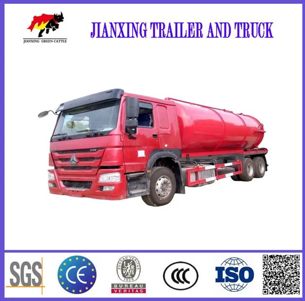 Sino HOWO Sewage Suction Truck 6X4 Waste Water Fecal-Sewage