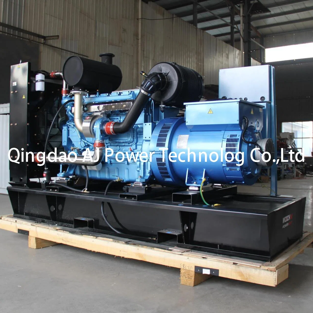 200kW Grupo Electrógeno Diesel altavoz silenciador opcional Weichai Motor original