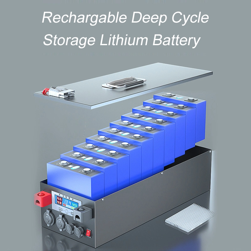 LithTech 12V Ion 100Ah LiFePO4 Tiefzyklus RV Solarbank Reisetrailer Wohnmobil 12 Volt 100 AMP Stunden Lithium Batterie