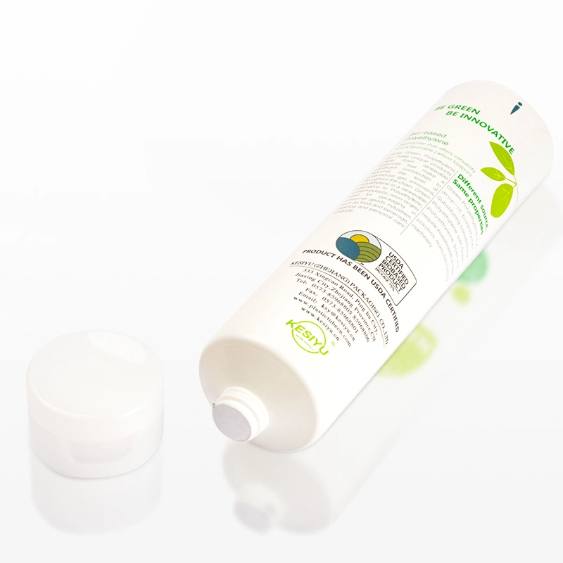 Recycled Bio-Plastic Cosmetic Tube Wholesale/Supplier Sugarcane Tube Sustainable Packaging with 3.38oz 5.07oz 6.76oz 8.45oz