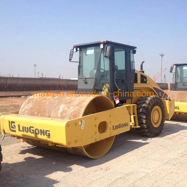 Liugong New 14t Vibratory Road Roller with Pad Foot 6614e 6114e