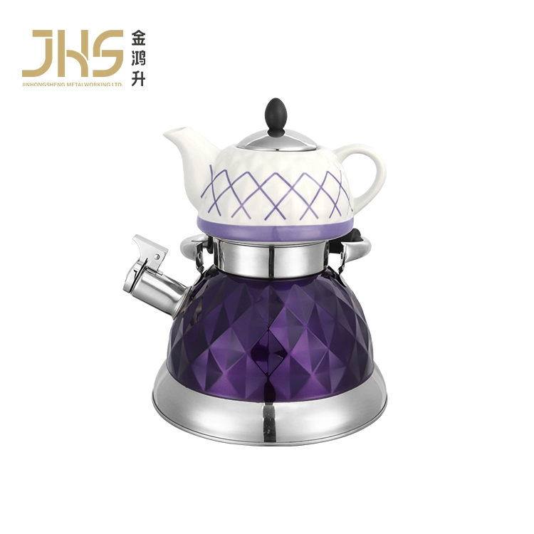 Turkish Tea Teapot Wholesale Whistling Tea Kettle Set