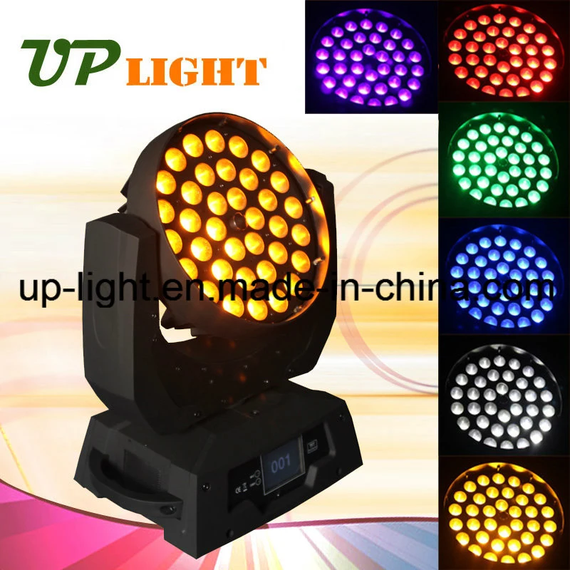 RGBWA UV 36*18W y 6 en 1 LED moviendo la cabeza de la luz de la etapa