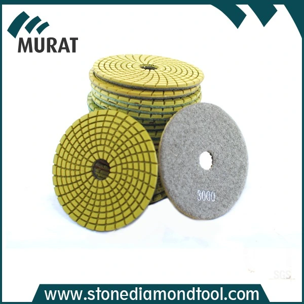 Resin 4 Inch Wet Floor Polishing Pad for Granite and Marble