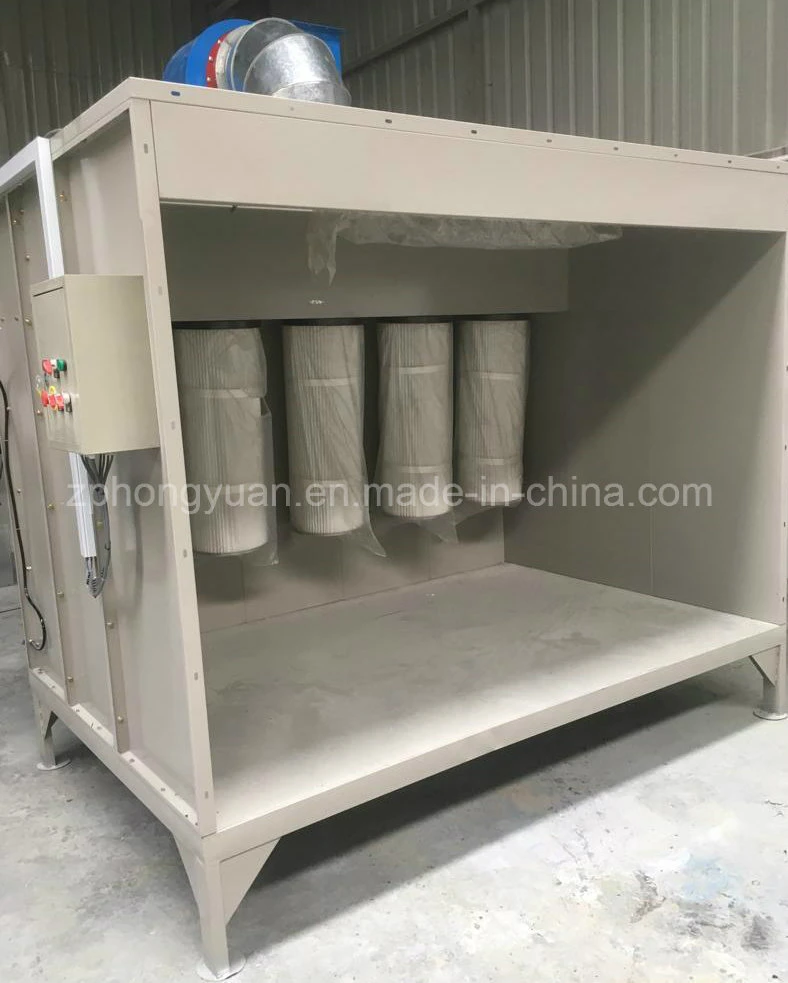 Hongyuan Walk-in Type Powder Coating Booth with Filter Cartridge System