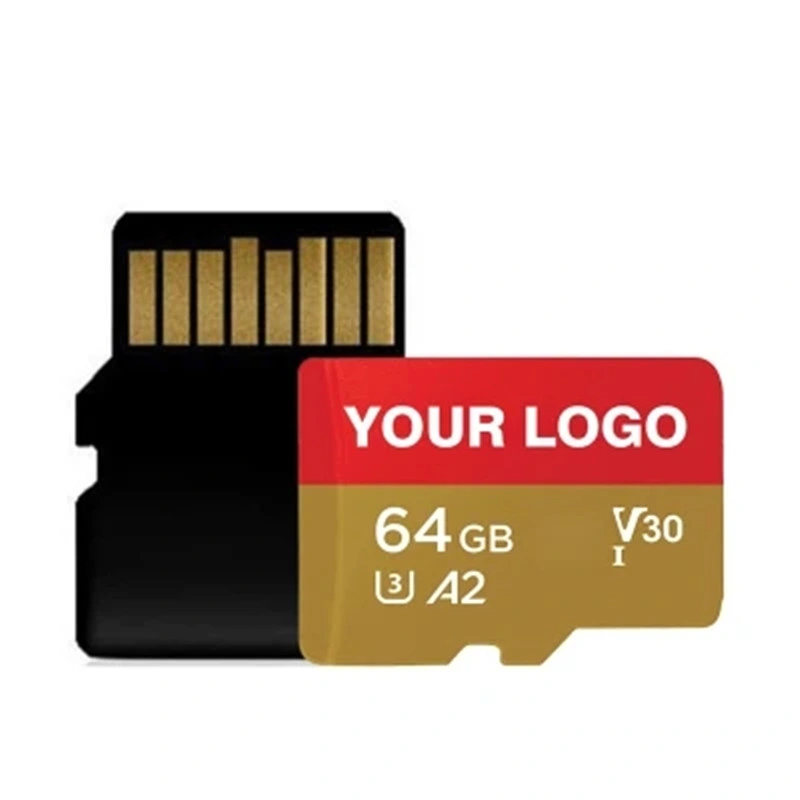 شعار مخصص سعة 8 جيجابايت و32 جيجابايت و64 جيجابايت Flash Mico TF SD بطاقة الذاكرة