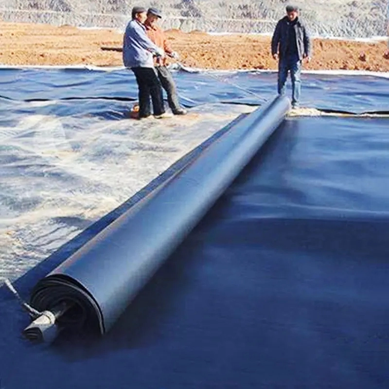 Smooth White Black Green Blue HDPE Geomembrane for Agriculture Pond Liner in Sri-Lanka